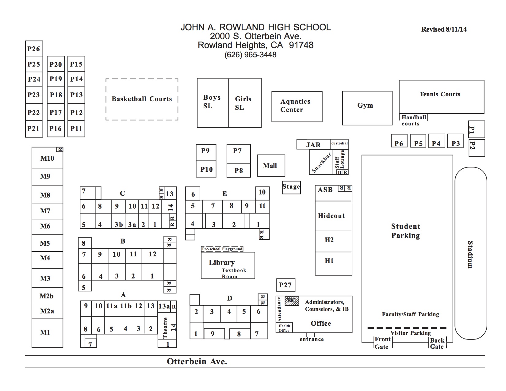 School Map - Riverside Polytechnic High